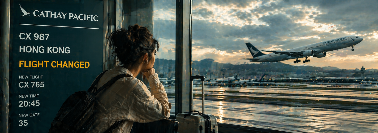 Cathay Pacific Flight Change